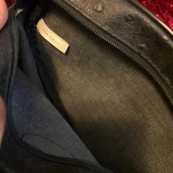 Shiseido black faux leather  makeup bag - Picture 5 of 12